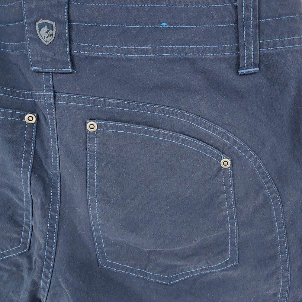 Kuhl 10 Navy Blue Capri Pants Hiking Outdoor Gorpcore Utility Cargo Activewear
